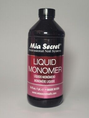 Mia Secret 16 OZ Liquid Monomer Professional Acrylic Nail System MADE IN USA NEW